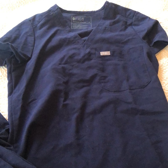 *sold* Figs scrub set in navy xs/pxs - Picture 4 of 4